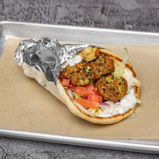 SPINACH FETA FALAFEL SANDWICH